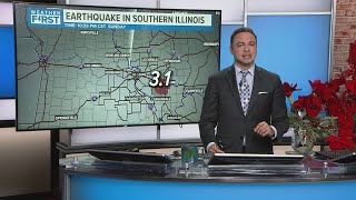 Earthquake shakes southern Illinois Sunday night [upl. by Enytnoel]