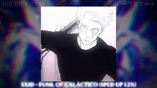 SXID  Funk of Galáctico Sped Up 12X  Gojo Satoru Edit [upl. by Neron193]