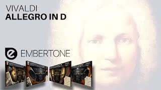 Vivaldis Allegro in D Embertone Intimate Strings Solo Series [upl. by Enwad]