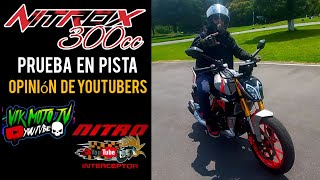 NITROX T3 2024 250 y 300cc  OPINIÓN DE MOTOVLOGERS y PRUEBA DE MANEJO en PISTA🔥 VikMotoTV [upl. by Renaldo]