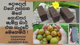 Handmade Godapara shampoo bar  මගේ ගොඩපර ෂැම්පු බාර් එක [upl. by Nnylasor807]