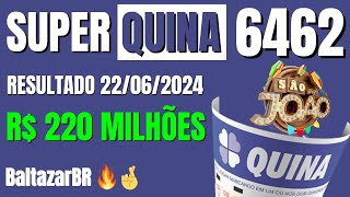 🍀 Quina 6462 Resultado Quina 6462 Confira a Quina de São João 2024 de hoje concurso 2206 [upl. by Oona577]