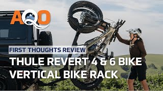 Thule ReVert 4 amp 6 Bike  Vertical Bike Rack  First Thoughts Review [upl. by Talyah593]