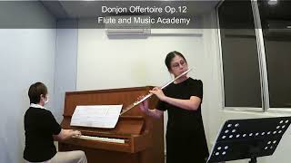 Flute ABRSM Grade 7 from 2022 B3 Donjon Offertoire Op 12 [upl. by Cull]