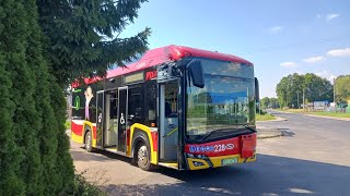 Odjazd autobusu mzkwbb Solaris Urbino 9LE [upl. by Alrak]