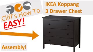 IKEA KOPPANG 3 Drawer Chest [upl. by Sayce]