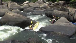 300 cfs  Fourth Drop of Lost Paddle Rapid Tumble Home [upl. by Elspeth132]