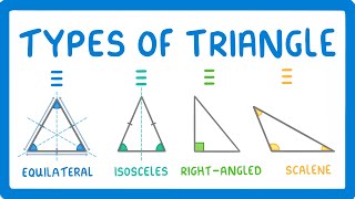 GCSE Maths  Types of Triangle 100 [upl. by Annunciata486]