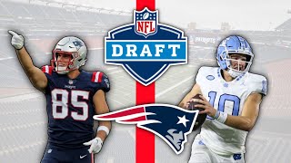 New England Patriots 2024 Mock Draft Full 7 Rounds [upl. by Shara356]