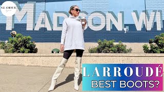 Best Over the Knee Boots Larroude Boots Review  Kate amp Kate High Boots [upl. by Rowe762]