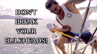 How to PROPERLY TENSION YOUR RIGGING on a catamaran  Episode 142 [upl. by Anelet]