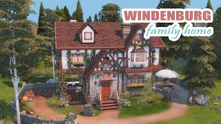 Windenburg family home  The Sims 4 Speedbuild [upl. by Klapp796]