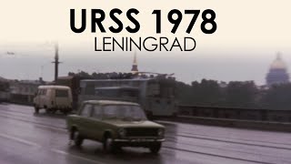 Archive footage of Leningrad in the 1970s  Russia home movie film [upl. by Garth]