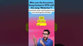 Music Trivia Quiz  Who won the Eurovision Song Contest in 1974 with the song quotWaterlooquot [upl. by Anirec]