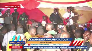 KANA NICKO AIKUNA WATHI LIVE MUVINGUONI WA NYUMBA YA KATOMBI MBUSYANI [upl. by Drusilla]