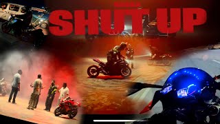 Shut Up  First promotion with KRNA  Song Shooting superbike motovlog mastivlog stunt [upl. by Ttergram243]