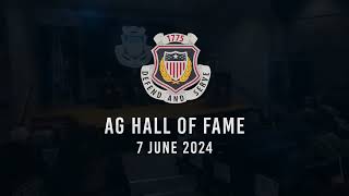 AG Corps Hall of Fame Ceremony 2024 [upl. by Nefen215]