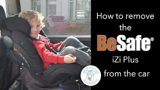 How to remove the BeSafe iZi Plus from the car [upl. by Lemak396]