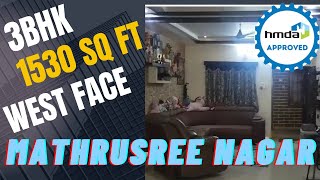 3BHK West Face Flat Sale in Mathrusree Nagar  3BHK Flat Sale in Miyapur  West Flat Sale Hyderabad [upl. by Menken30]