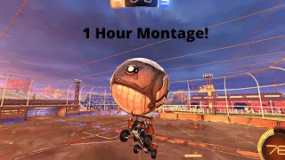 1 Hour and 7 minutes Rocket League Montage [upl. by Colley]