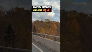 Driving through Halifax amp Dartmouth in Falls 2024 fall halifax dartmouth vlog novascotia [upl. by Noimad]