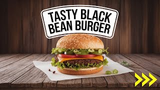 Black Bean Burgers The Secret to a Perfectly Juicy Veggie Burger [upl. by Raven]