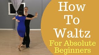 How To Waltz Dance For Beginners  Waltz Box Step [upl. by Gwenny]