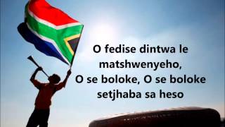 Nkosi Sikelel iAfrika south african national anthem with lyrics  Inno nazionale sudafricano [upl. by Enra]