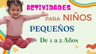 13 ACTIVIDADES PARA NIÑOS DE 1 A 2 AÑOS 👦 IDEAS CASERAS PARA HACER CON NIÑOS PEQUEÑOS [upl. by Pacificia]