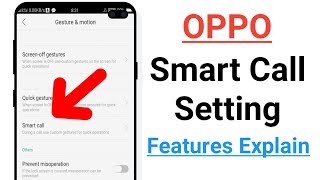 OPPO Smart Call Setting Features Explain [upl. by Nilyram]