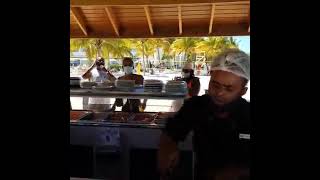 Riu Reggae Montego Bay  Jerk Chicken on the Beach [upl. by Everrs]