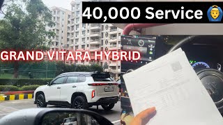 Grand Vitara Hybrid  Service Cost 💲 After 40000 Thousand 🙆‍♂️ [upl. by Annekahs]