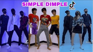 SIMPLE DIMPLE TIKTOK DANCE CHALLENGE TRENDING  SIMPLE DIMPLE TRANSFORMATION TIKTOK COMPILATION [upl. by Luella]