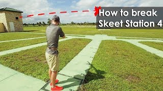 Skeet Shooting Tips  Station 4  by ShotKam [upl. by Aowda]