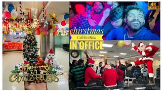 ⛄christmas celebration in office  Cavisson  christmas officecelebration [upl. by Etteloc]