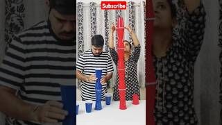 Tower stacking game challenge  fun game shorts youtubeshorts [upl. by Dreher]