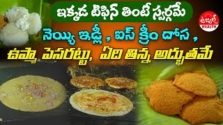 Anji idly vijayawada  vijawada Famous Street Food  SSS Idly Vijayawada  Ice Cream Dosa  Food [upl. by Ihdin664]