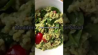 Mediterranean Bulgur Salad  Healthy Salad Recipe shorts [upl. by Christie]