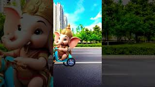 ganpati bappa morya🔥💖🙏🙏💕💕 shorts cute balganesh trending shortvideo ytshort short [upl. by Ylahtan]