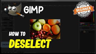 Gimp How To Deselect [upl. by Ahsyas]