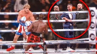 SNEAKING Into KSI Vs Logan Paul Rematch in the ring [upl. by Rosenfeld250]