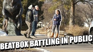 BEATBOX BATTLING IN PUBLIC Ft oZealous [upl. by Skelton139]