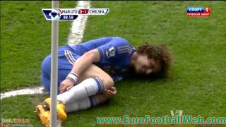 Rafael Red Card amp David Luiz SMILE [upl. by Allison]