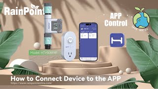 RainPoint  How to setup the Smart Garden Water Flow Meter amp the Socket Hubmorethanwatersaving [upl. by Heron]