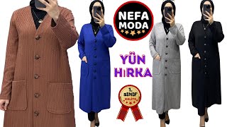 MUHTEŞEM BİR YÜN HIRKA  nefamoda nefamoda [upl. by Sefton72]