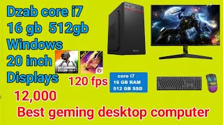 Dzab i7 16 gb 512gbWindows 11 Assembled Desktop Computer  20 inch Displays [upl. by Clarey231]