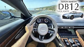 What Its Like to Live with an Aston Martin DB12 Volante POV [upl. by Groark]