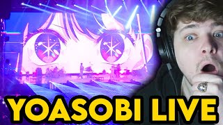 WHO IS YOASOBI New Fan Reacts to yoasobi live idol  Jakarta 2024 [upl. by Hcab285]