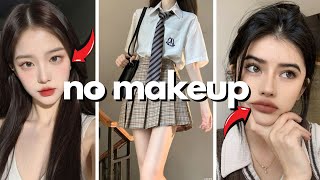 How to look pretty in school WITHOUT using makeup 🎀🧷Tips i swear by to slay in school [upl. by Akeemaj]