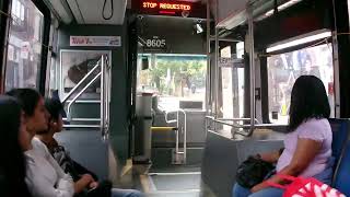 THE VIEW FROM THE INSIDE THE SEPTA ROUTE 57 BUS IN PHILADELPHIA [upl. by Dragoon]